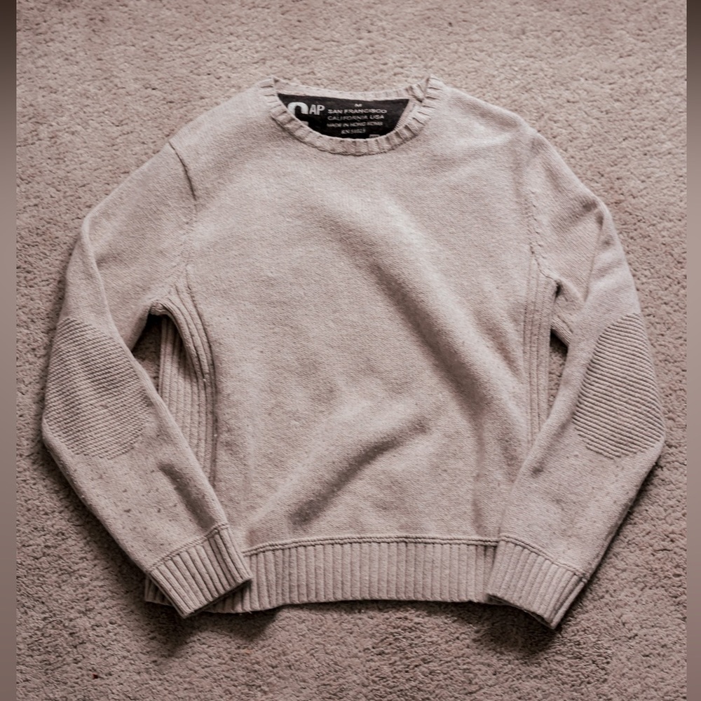 Men’s knitted crew neck sweater